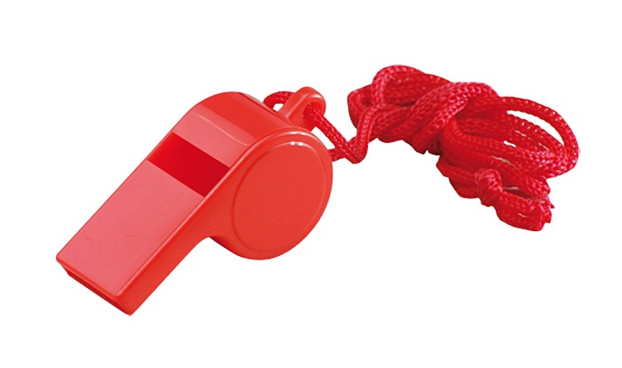 Logo trade promotional giveaways picture of: Whistle WIST, red