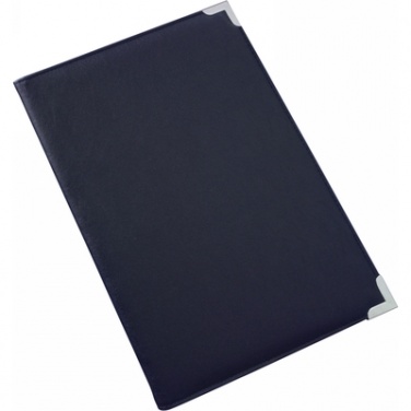 Logo trade promotional items image of: Conference folder with notepad and pen, blue
