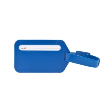 Logotrade promotional gift image of: Luggage tag, Blue