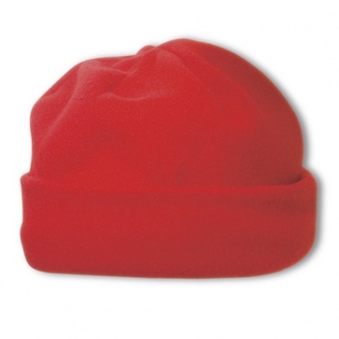 Logotrade promotional product picture of: Fleece hat, Red