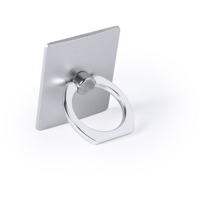 Logo trade promotional giveaways picture of: Phone holder, phone stand, silver