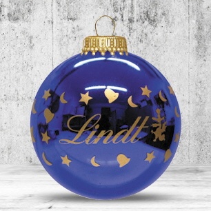 Logo trade promotional products picture of: Christmas ball with 1 color logo, 8 cm