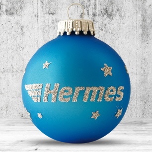 Logotrade business gifts photo of: Christmas ball with 4-5 color logo 8 cm