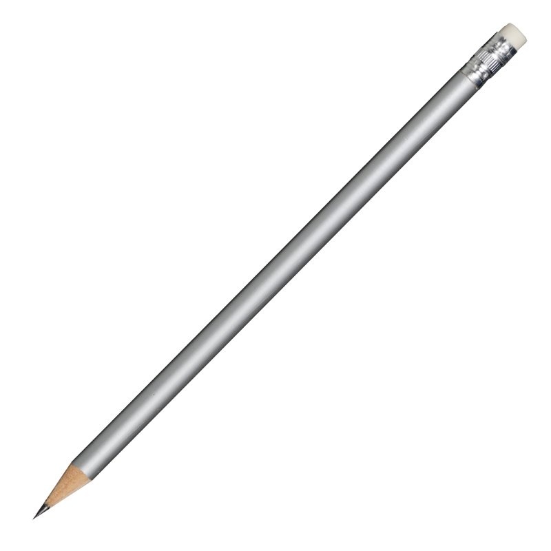 Logotrade business gifts photo of: Wooden pencil, silver