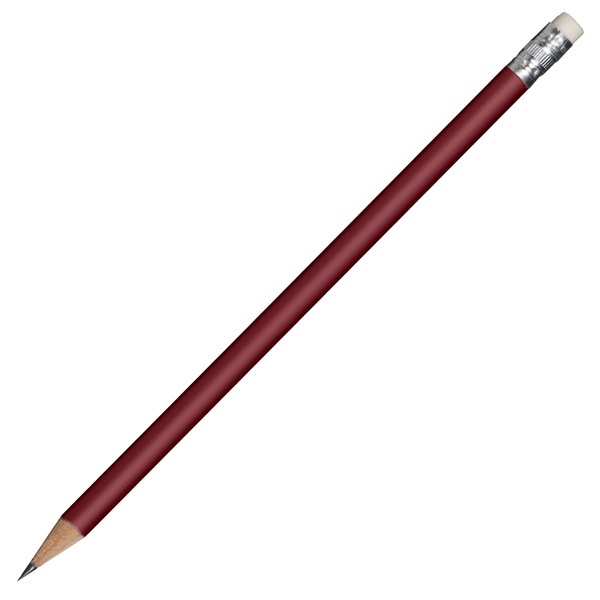 Logotrade promotional products photo of: Wooden pencil, red
