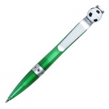 Logo trade promotional products picture of: Kick ballpen, green