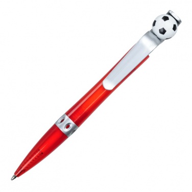 Logo trade corporate gifts image of: Kick ballpen for Fans, red