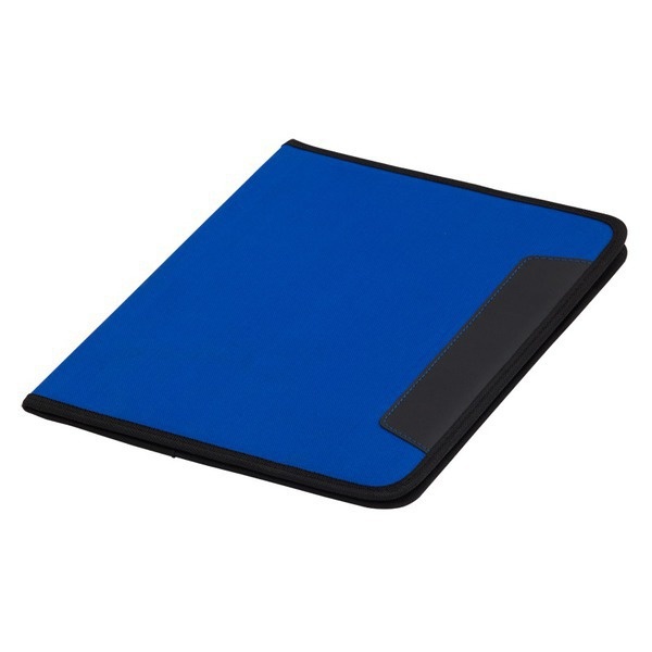 Logo trade corporate gift photo of: Ortona A4 folder, blue/black