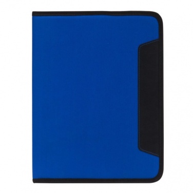 Logotrade business gift image of: Ortona A4 folder, blue/black