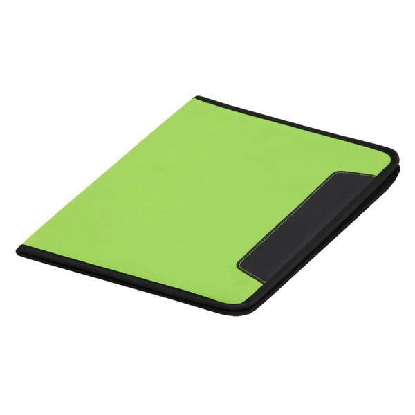 Logotrade business gifts photo of: Ortona A4 folder, green/black