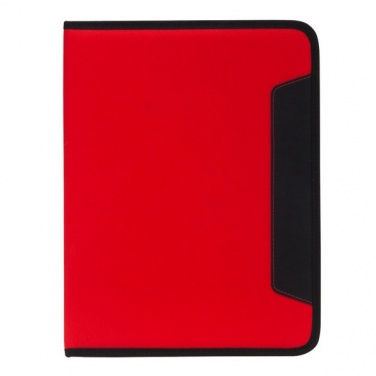 Logotrade promotional merchandise image of: Ortona A4 folder, red/black