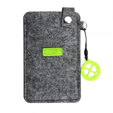 Logotrade promotional merchandise photo of: Eco Sence smartphone case, green/grey