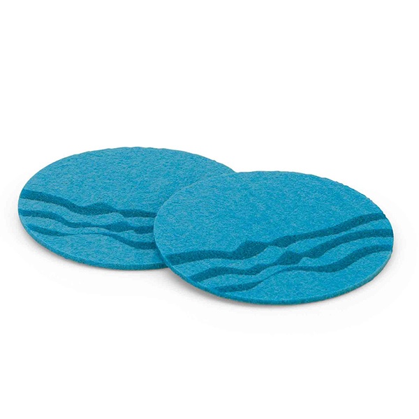Logotrade advertising products photo of: Set of 2 coasters, blue