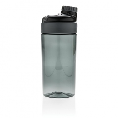 Logotrade advertising products photo of: Leakproof bottle with wireless earbuds, black