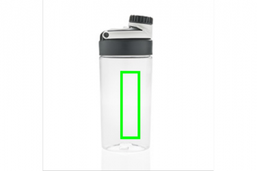 Logo trade promotional product photo of: Leakproof bottle with wireless earbuds, white