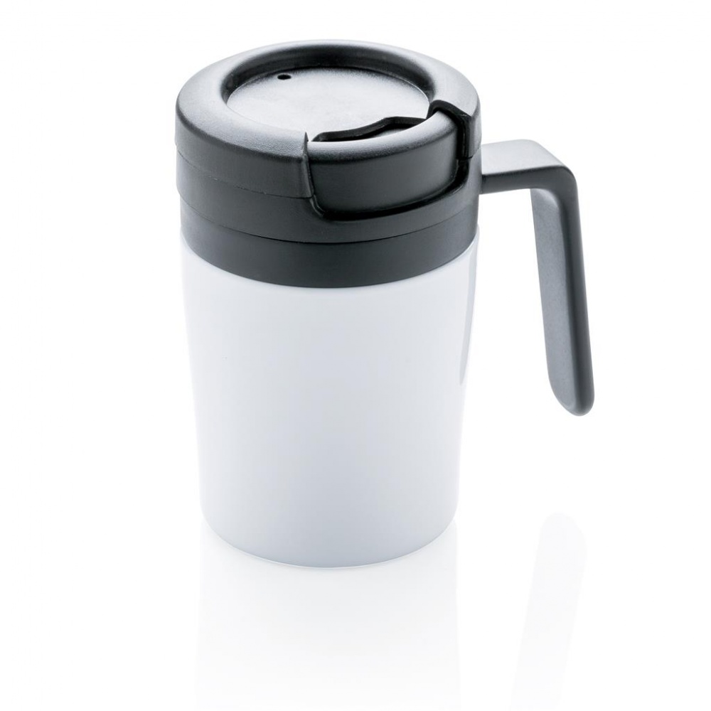 Logo trade business gift photo of: Coffee to go mug, white