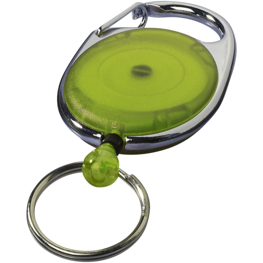 Logotrade corporate gift picture of: Gerlos roller clip key chain, lime