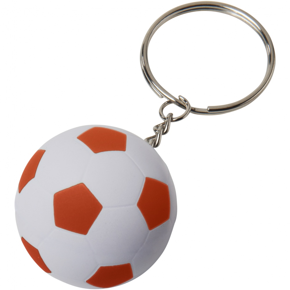 Logotrade corporate gift picture of: Striker football key chain, orange