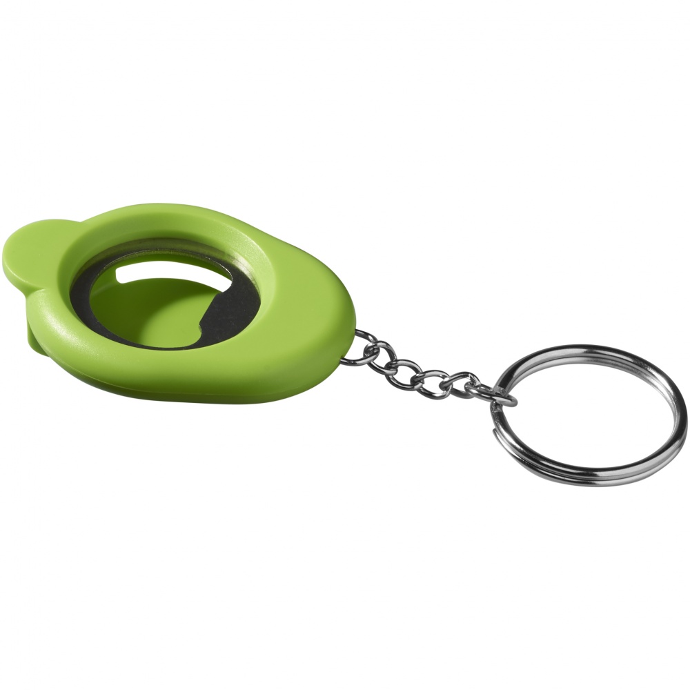 Logo trade promotional items picture of: Hang on bottle open - light green, Green