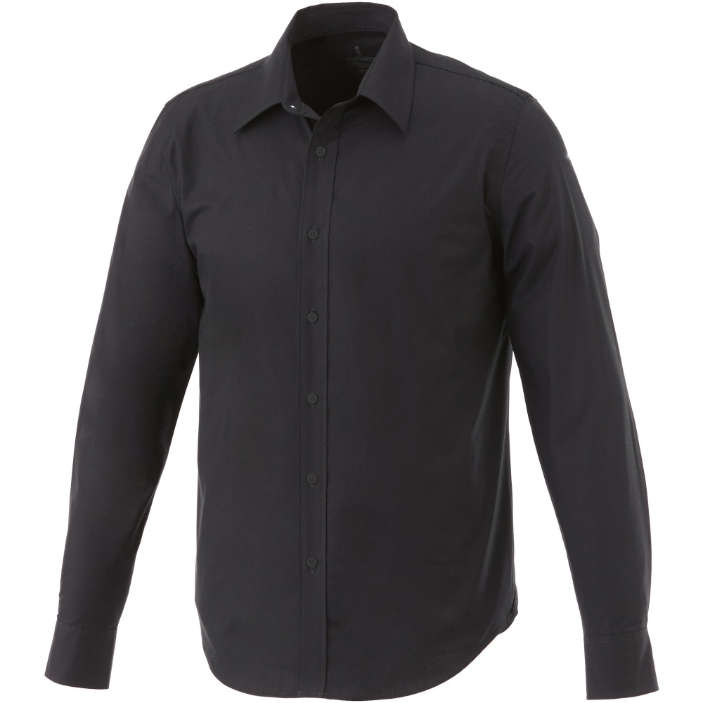 Logotrade promotional merchandise picture of: Hamell long sleeve shirt, black