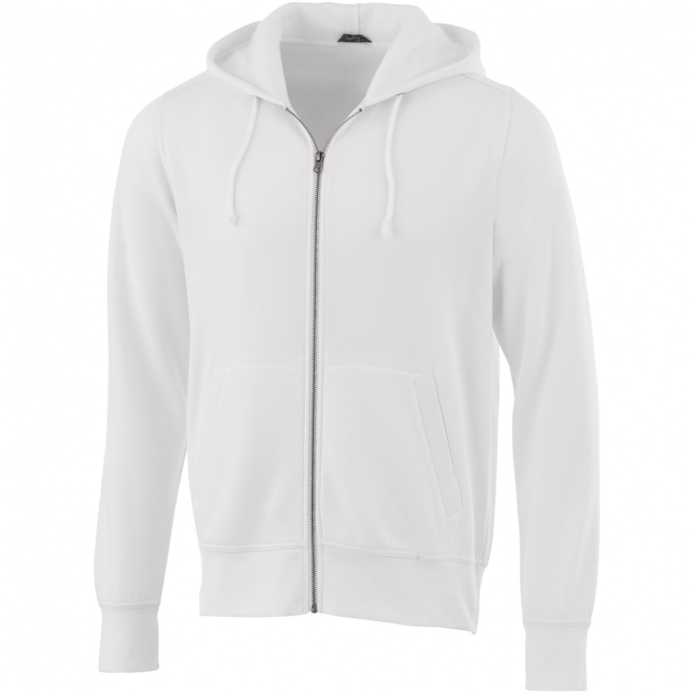 Logotrade promotional gift picture of: Cypress full zip hoodie, white