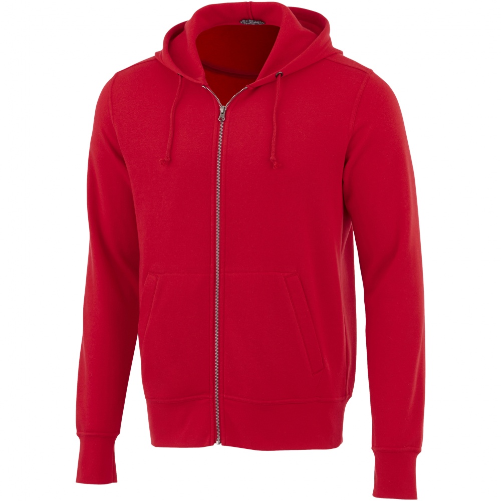 Logotrade promotional item picture of: Cypress full zip hoodie, red