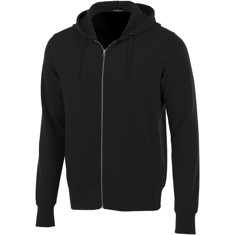 Logotrade corporate gift image of: Cypress full zip hoodie, black