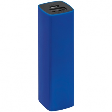 Logo trade business gift photo of: 2200 mAh Powerbank with case, Blue