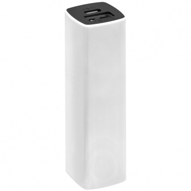 Logotrade promotional item image of: 2200 mAh Powerbank with case, White
