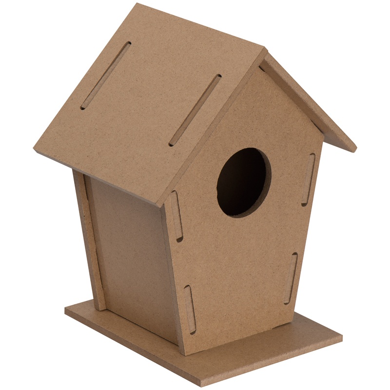 Logo trade advertising products picture of: Bird house, beige