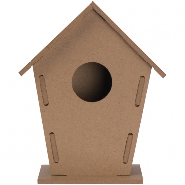 Logo trade promotional merchandise photo of: Bird house, beige