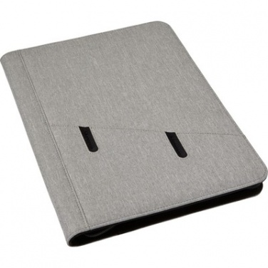 Logo trade promotional product photo of: Conference folder A4 with notepad, Grey