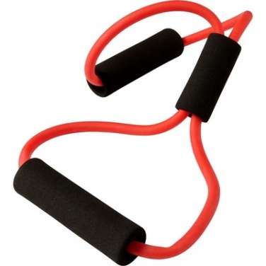Logotrade promotional gift picture of: Elastic fitness training strap, Red