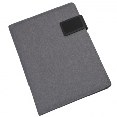 A4 Conference folder SALERMO, Grey