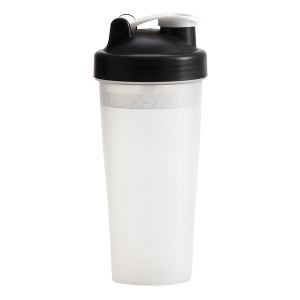 Logo trade promotional items picture of: 600 ml Muscle Up shaker, black