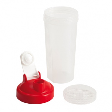 Logotrade corporate gift picture of: 600 ml Muscle Up shaker, red