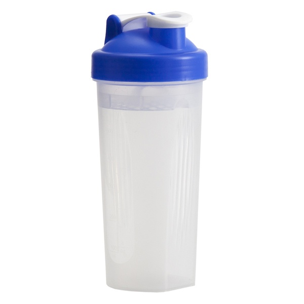 Logo trade promotional merchandise picture of: 600 ml Muscle Up shaker, blue