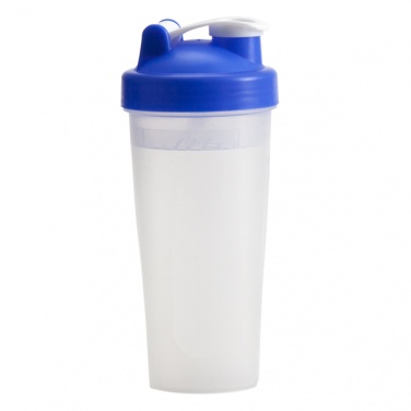 Logo trade promotional item photo of: 600 ml Muscle Up shaker, blue