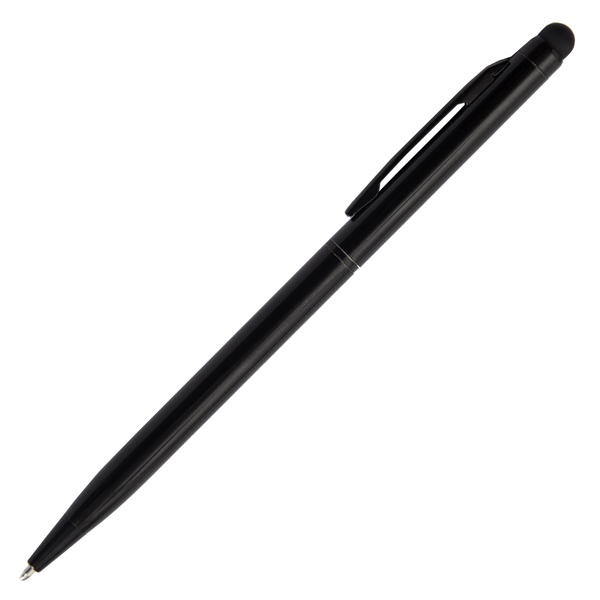 Logotrade advertising products photo of: Touch Top ballpen, black