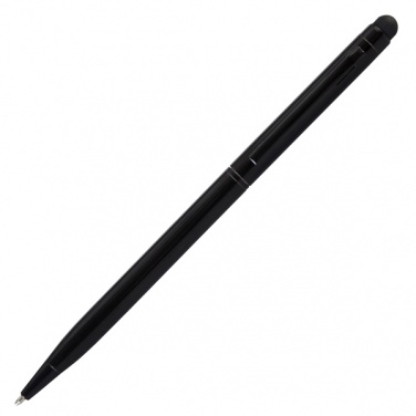 Logotrade promotional gift image of: Touch Top ballpen, black