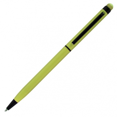 Logotrade promotional item picture of: Touch Top ballpen, light green