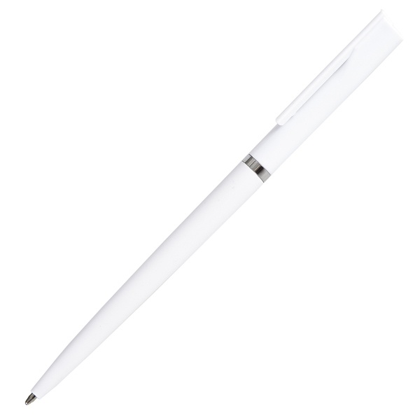 Logo trade promotional merchandise photo of: Skive ballpen, white