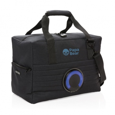 Logotrade promotional giveaways photo of: Party speaker cooler bag, black