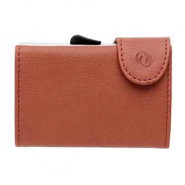 Logo trade advertising product photo of: C-Secure RFID card holder & wallet, brown
