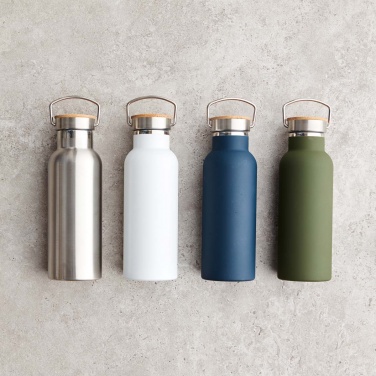 Logo trade promotional product photo of: Miles insulated bottle, silver
