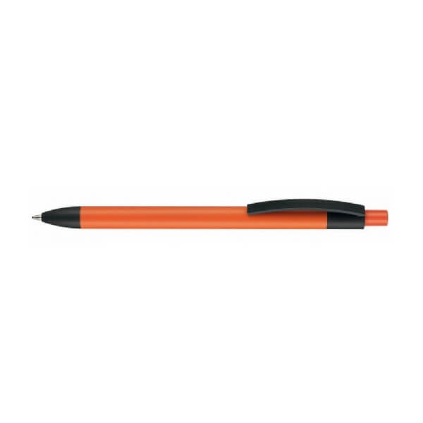 Logotrade promotional product image of: Pen, soft touch, Capri, orange