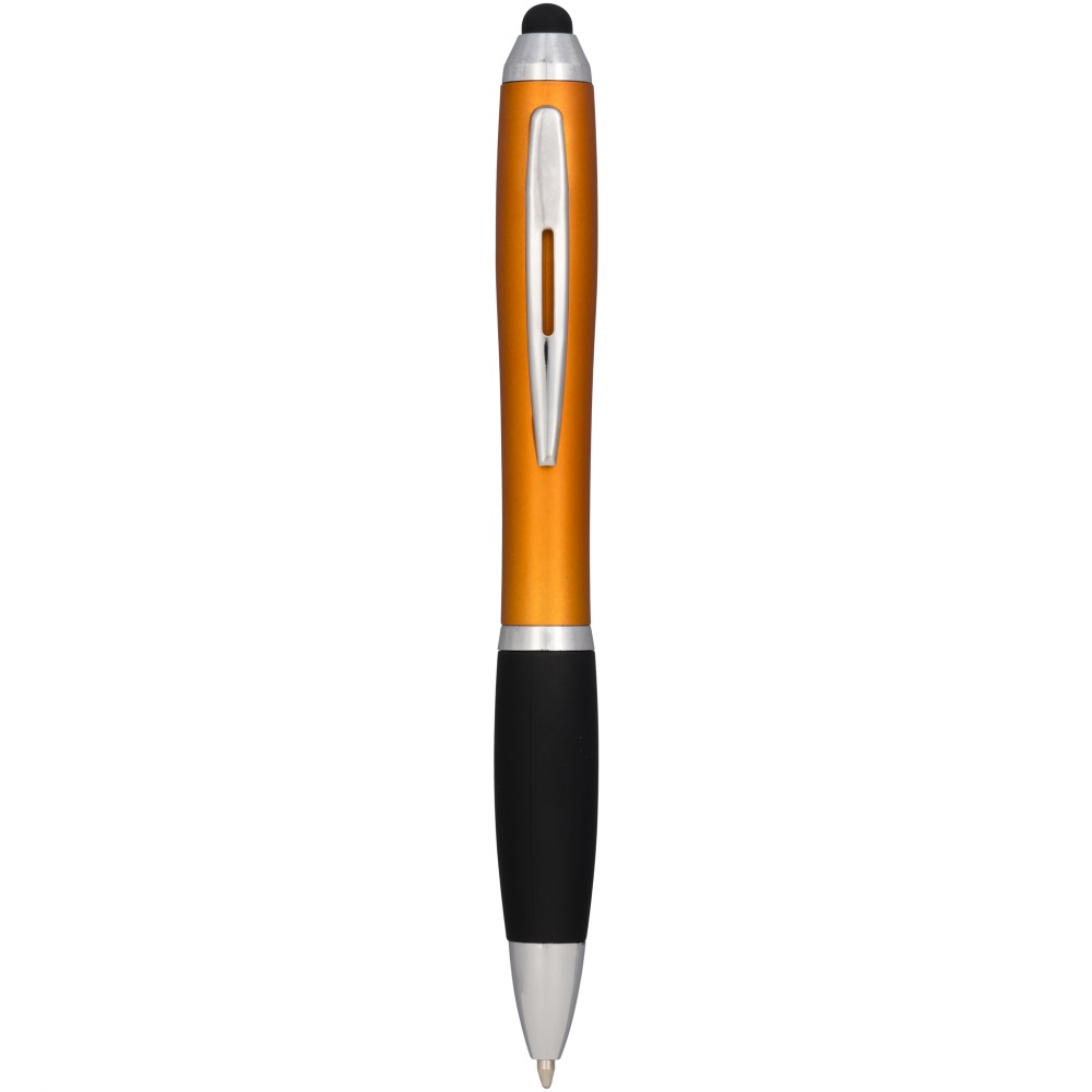 Logo trade corporate gifts image of: Nash Stylus Ballpoint Pen