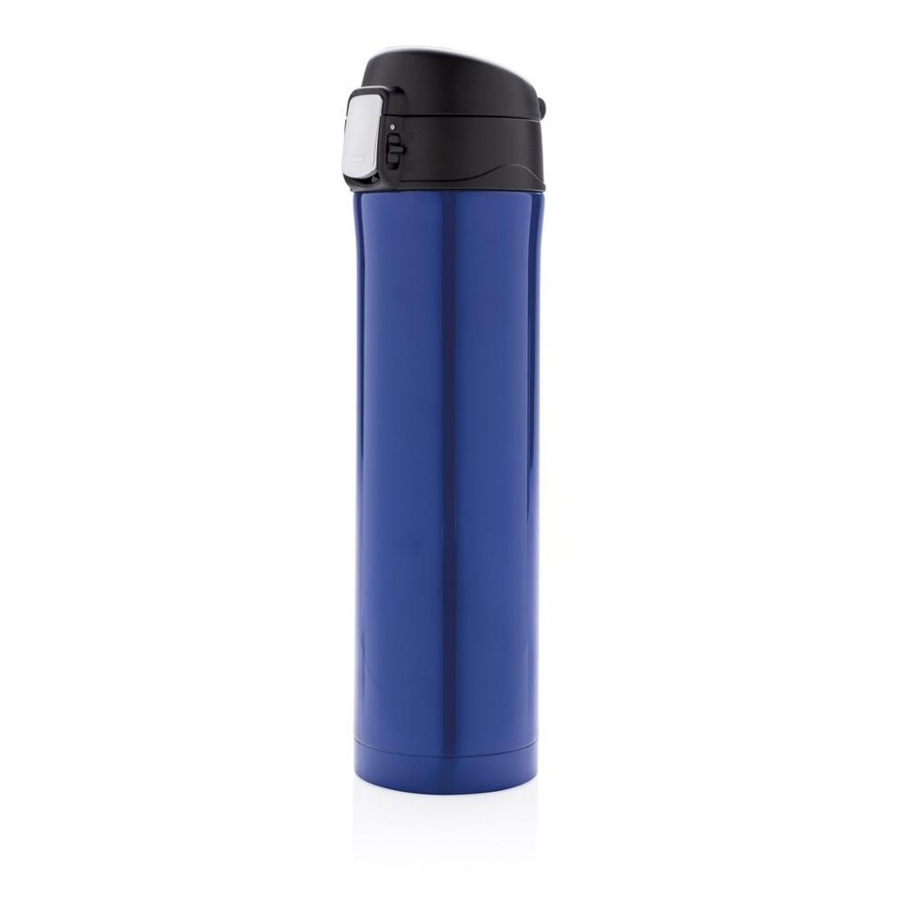 Logotrade promotional products photo of: Easy lock vacuum flask, blue