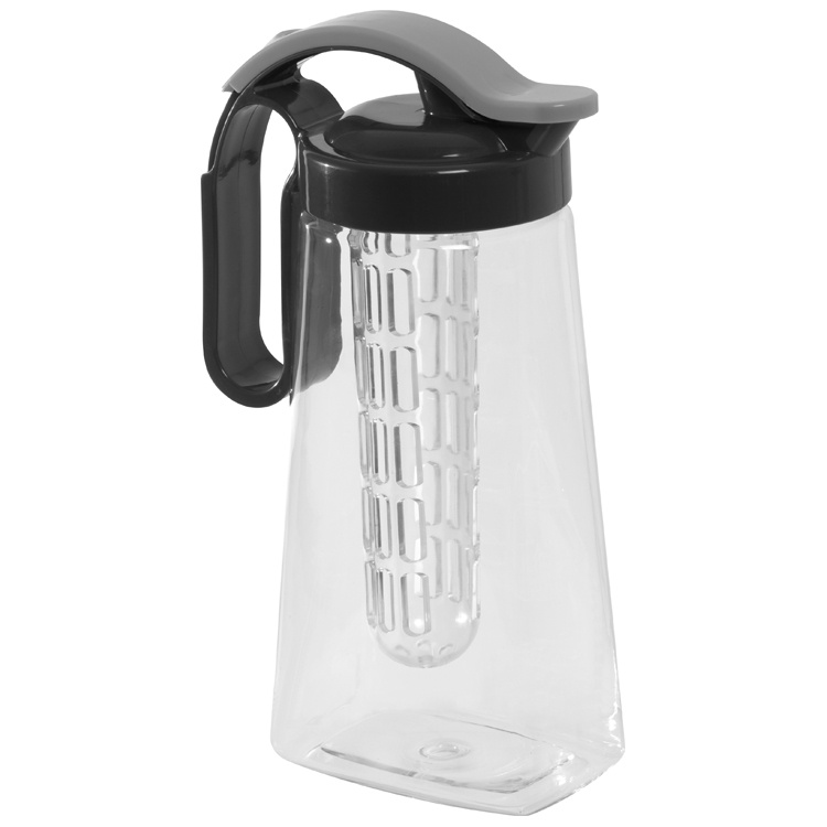 Logotrade promotional product image of: Large infuser water bottle, 1800 ml, dark grey