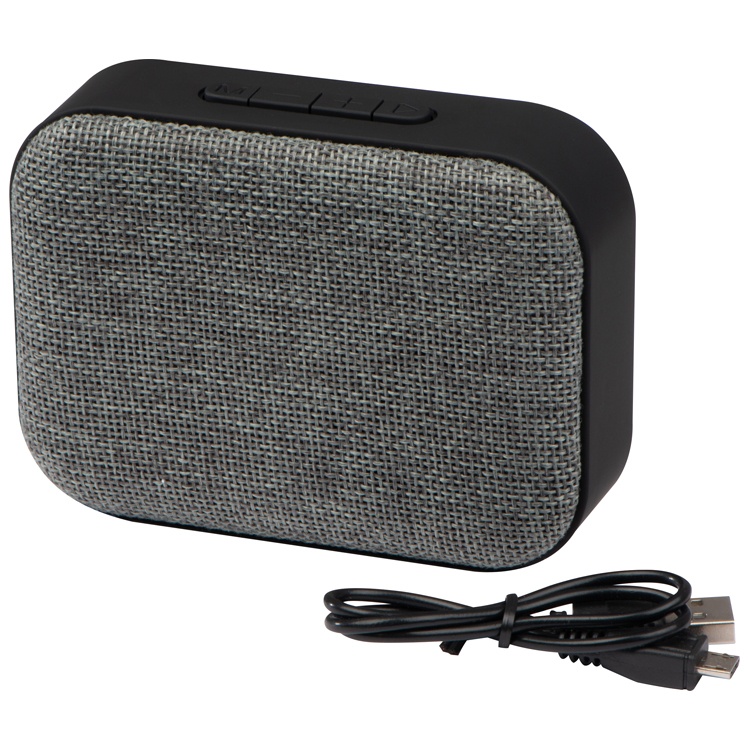 Logotrade promotional product image of: Bluetooth speaker + radio, grey